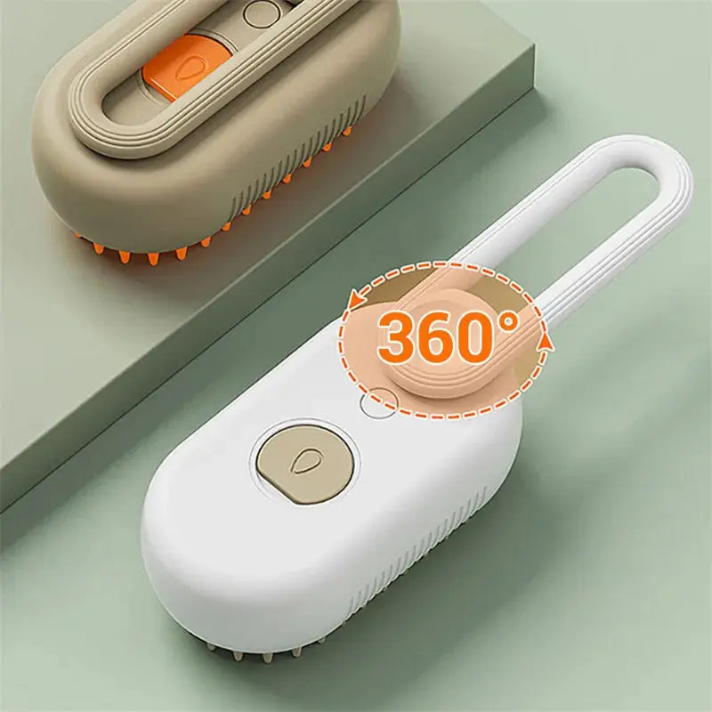 3-in-1 Electric Steam Pet Grooming Brush P'tit Poilu en Sac