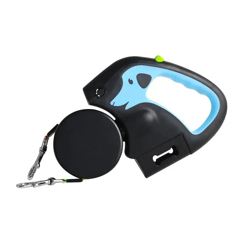 Laisse pour chien rétractable P'tit Poilu en Sac