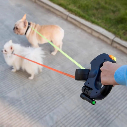 Laisse pour chien rétractable P'tit Poilu en Sac