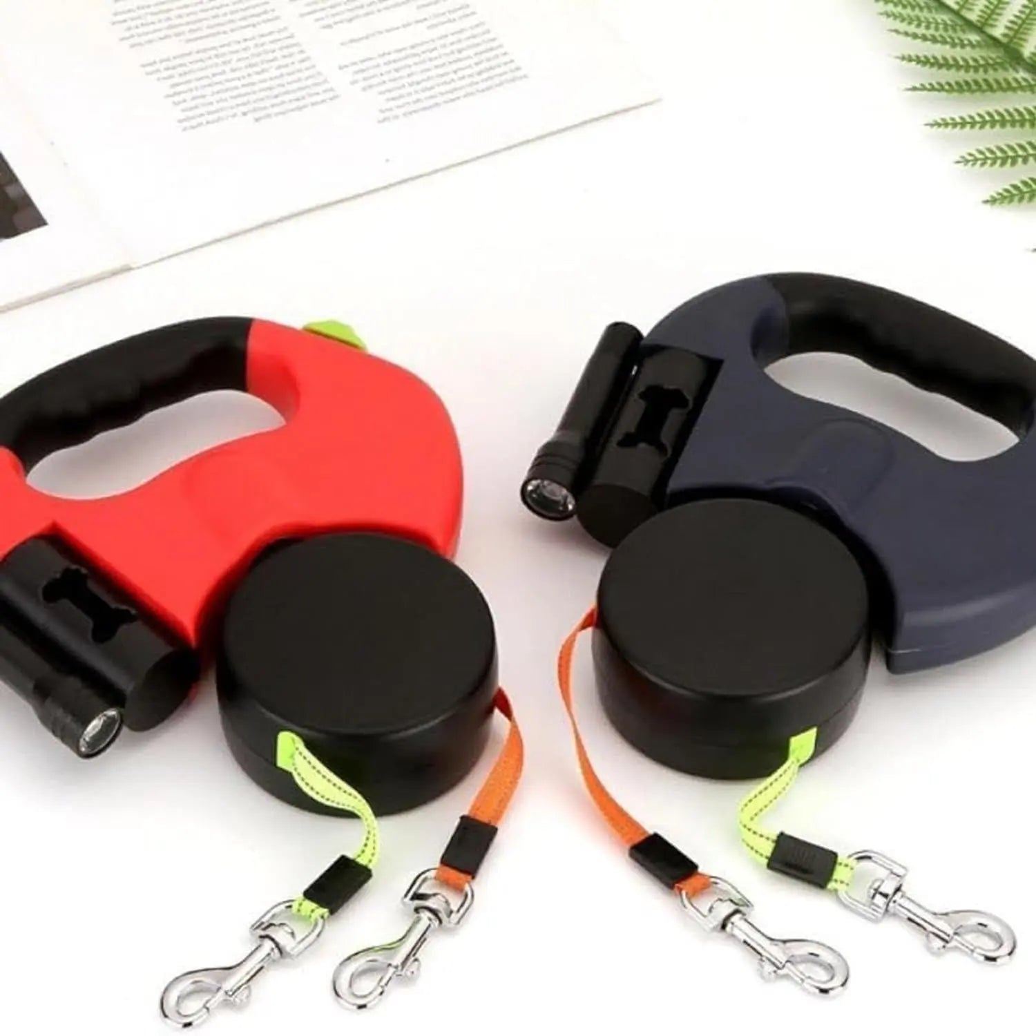 Laisse pour chien rétractable P'tit Poilu en Sac