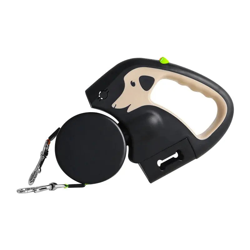 Laisse pour chien rétractable P'tit Poilu en Sac