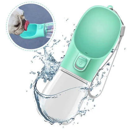 Portable Pet Water Bottle P'tit Poilu en Sac