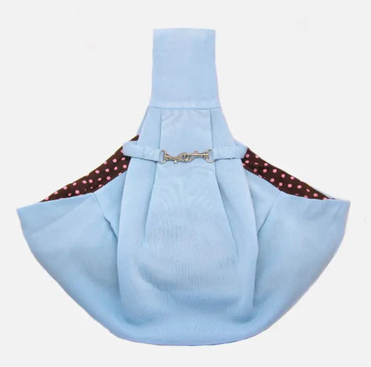 Sac Bandoulière pour Animaux, Sac à Dos Pliable pour Chien, Porte-épaule P'tit Poilu en Sac