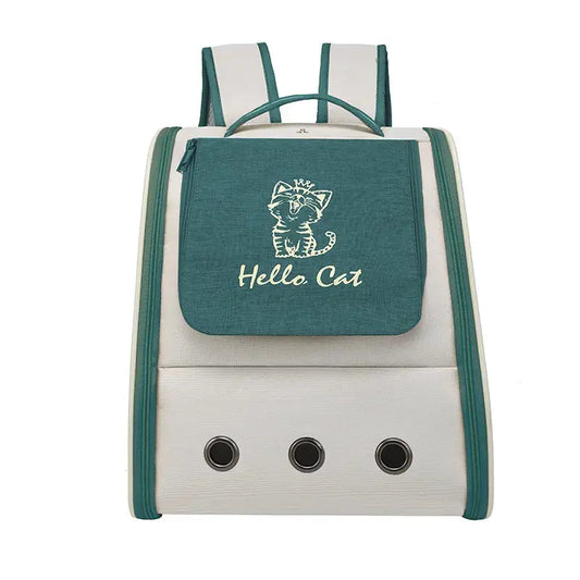 Sac Double Dos pour Chat P'tit Poilu en Sac