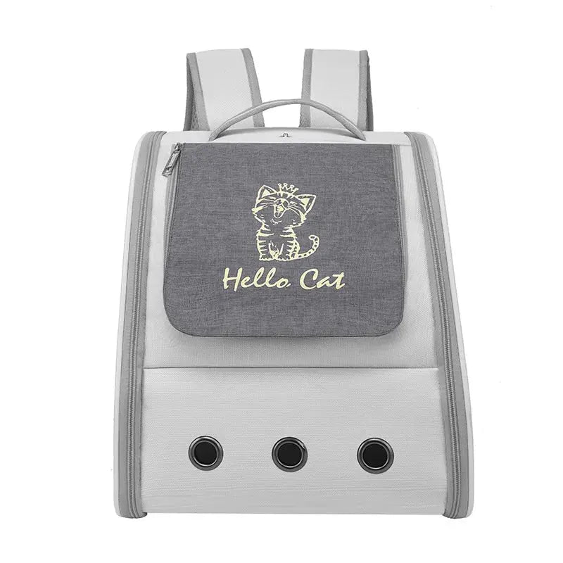Sac Double Dos pour Chat P'tit Poilu en Sac