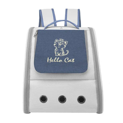 Sac Double Dos pour Chat P'tit Poilu en Sac