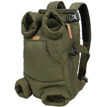 Sac à Dos Poitrine Portable Renforcé pour Animaux de Compagnie P'tit Poilu en Sac