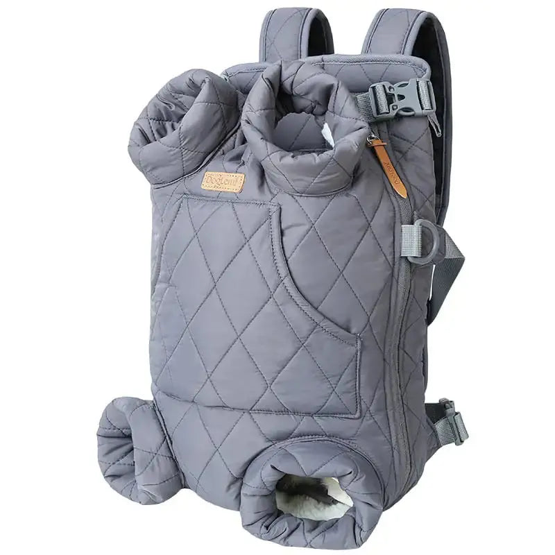 Sac à Dos Poitrine Portable Renforcé pour Animaux de Compagnie P'tit Poilu en Sac