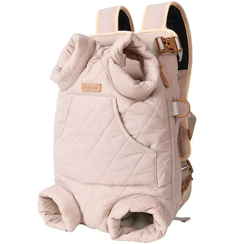 Sac à Dos Poitrine Portable Renforcé pour Animaux de Compagnie P'tit Poilu en Sac