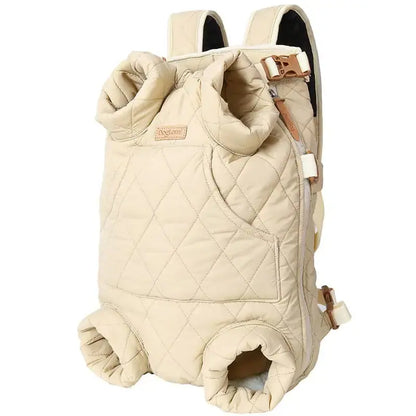 Sac à Dos Poitrine Portable Renforcé pour Animaux de Compagnie P'tit Poilu en Sac
