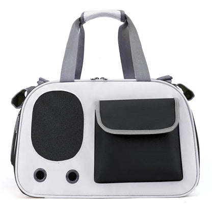 Sac à Épaule Pliable de Grande Capacité pour Animaux P'tit Poilu en Sac