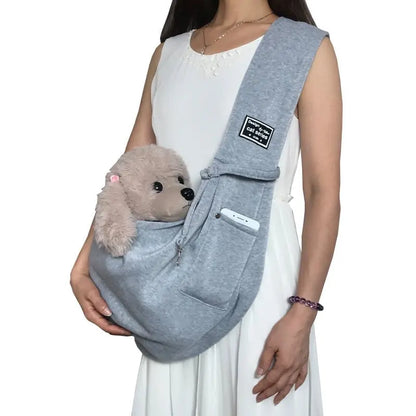 Sac bandoulière Élingue Respirant pour Chien P'tit Poilu en Sac