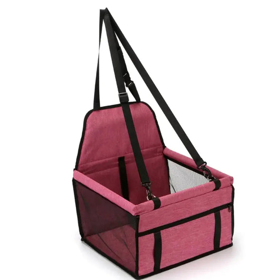 Siège de Sécurité Pliable pour Voiture pour Animaux de Compagnie P'tit Poilu en Sac