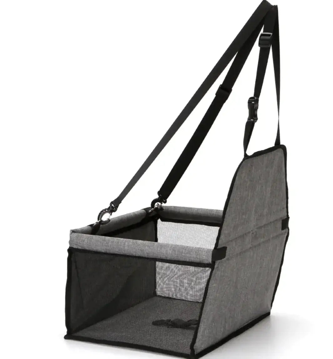Siège de Sécurité Pliable pour Voiture pour Animaux de Compagnie P'tit Poilu en Sac