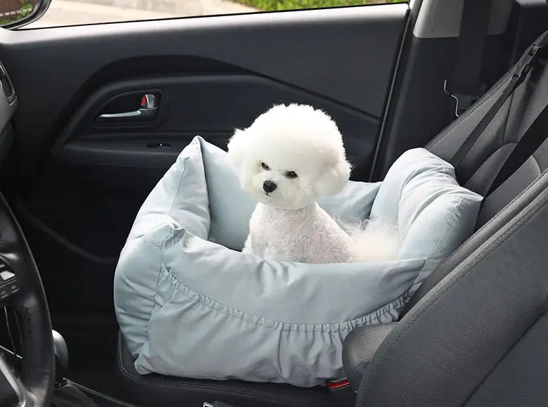 Siège de sécurité pour voiture, lit pour chien, tapis portable pour siège avant/arrière P'tit Poilu en Sac